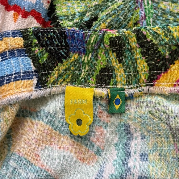 FARM Rio Brazil Tropical Farm Freshness Cropped Maxi Dress, US Size L 🇧🇷 - Picture 8 of 13